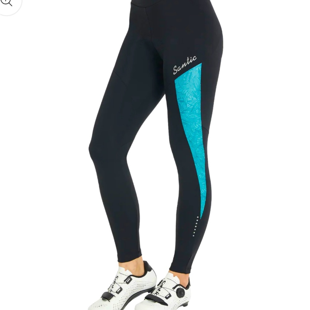 Santic Gina Blue Women Padded Cycling Pants